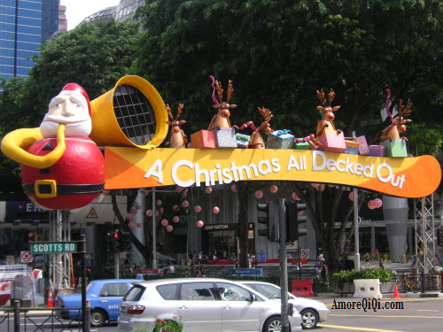 Singapore christmas celebration 2009